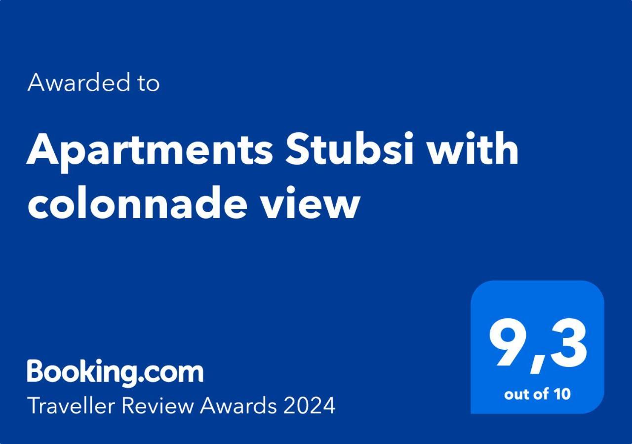 Apartments Stubsi With Colonnade View การ์โลวีวารี ภายนอก รูปภาพ